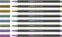 EAN 4006381546348 - STABILO Pen 68 metallic rotulador Medio Cobre, Oro, Azul metálico, Metallic green, Metallic pink, Violeta imagen 3