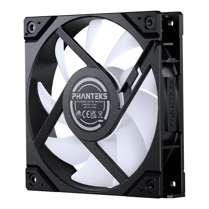 Phanteks M25g2-120 D-Rgb Reverse Triple Pack (Azulnegro, 3er-Pack, 120 Mm) Ph-F120m25r_g2_dbk01_3p