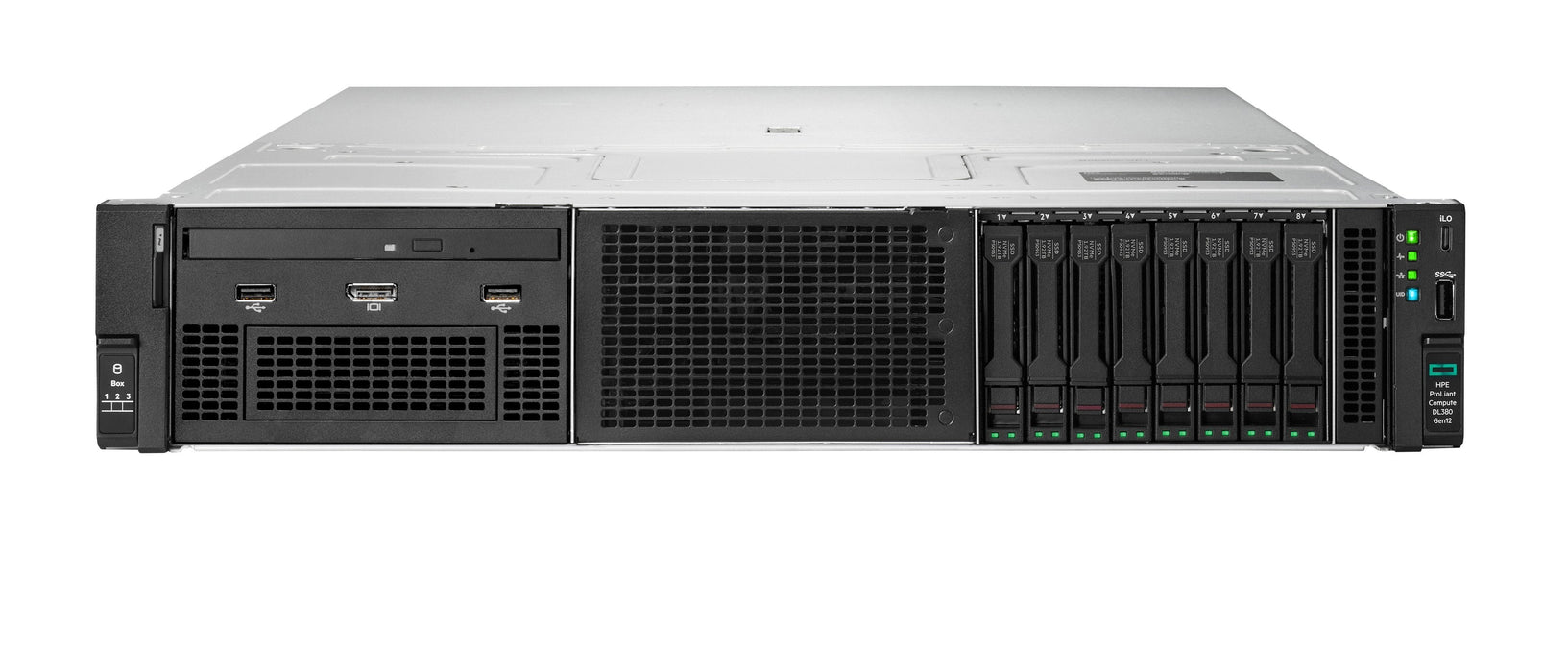 Hpe Sc Dl380 2u Gen12 6515p 16c ( 2.4 Ghz 150w)  64gb (2x32g)  8 X Hot Plug 2.5in Sff Form Factor  X1 Tri-Mode Basic Carrier Mr408i-O No Optical 2x1000w 3 Años Nbd