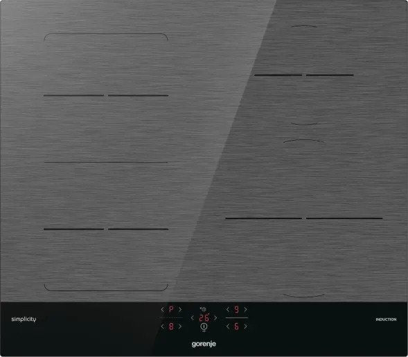 EAN 3838782780332 - Gorenje GI6421SYB Negro, Gris Integrado 59.5 cm Con placa de inducción 4 zona(s) imagen 1