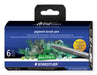 EAN 4007817097144 - Staedtler Pigment Arts Brush Pen Greens & Turquoises rotulador Verde, Turquesa 6 pieza(s) imagen 1