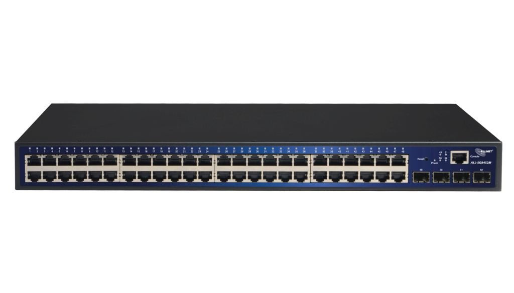 EAN 4038816130259 - ALLNET ALL-SG8452M switch Gestionado L2 Gigabit Ethernet (10/100/1000) Negro imagen 1