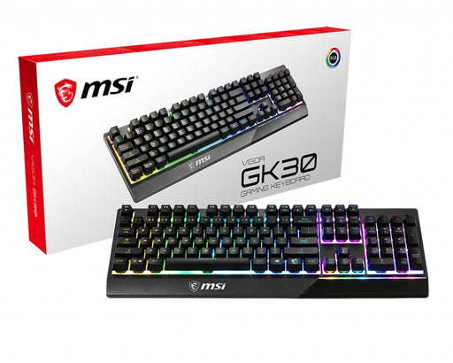 EAN 4719072649104 - MSI Vigor GK30 teclado Juego USB QWERTZ Alemán Negro imagen 1