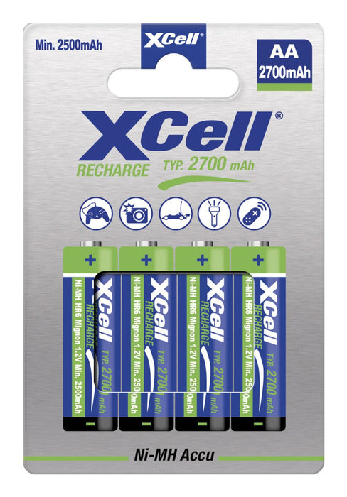 EAN 4042883187405 - XCell 118740 pila doméstica Batería recargable AA Níquel-metal hidruro (NiMH) imagen 1