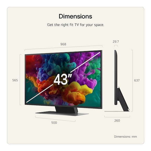 Televisor Lg Qned Evo Ai Qned87 Mini Led 50qned87b6a 50' Ultra Hd 4k Smart Tv Wifi