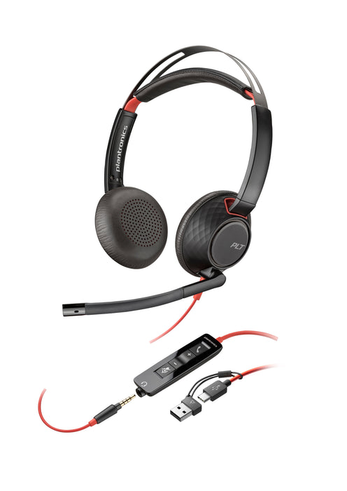EAN 0197498837420 - HP Poly Blackwire 5220 Stereo USB-C Headset +3.5mm Plug +USB-C/A Adapter Alámbrico Diadema Llamadas/Músic imagen 10
