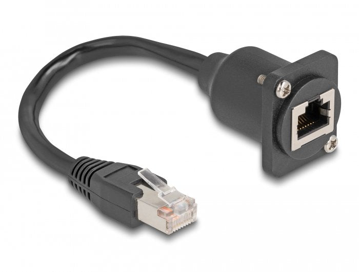 Delock Cable Rj45 Tipo D Macho A Hembra Cat.5e Sw 20 Cm