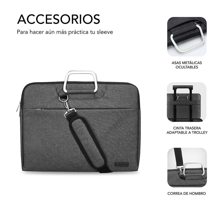 EAN 8436586741341 - SUBBLIM SUB-LS-1BS0101 maletines para portátil 39,6 cm (15.6") Gris imagen 6