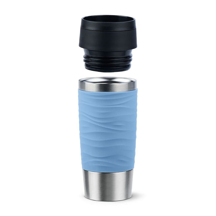 EAN 4009049545097 - EMSA Travel Mug Waves 36 ml Azul, Acero inoxidable imagen 3