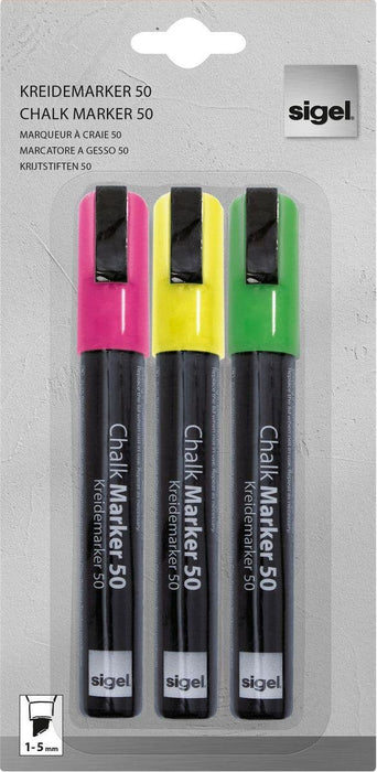 Sigel Kreidemarker 1.0 - 5.0 Mm Multicolor