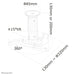 EAN 5711045249228 - Neomounts BEAMER-C80 montaje para projector Plata imagen 10