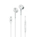 EAN 8021735208136 - Celly UP1300TYPECWH auricular y casco Auriculares Alámbrico Dentro de oído Llamadas/Música USB Tipo C Bla imagen 1
