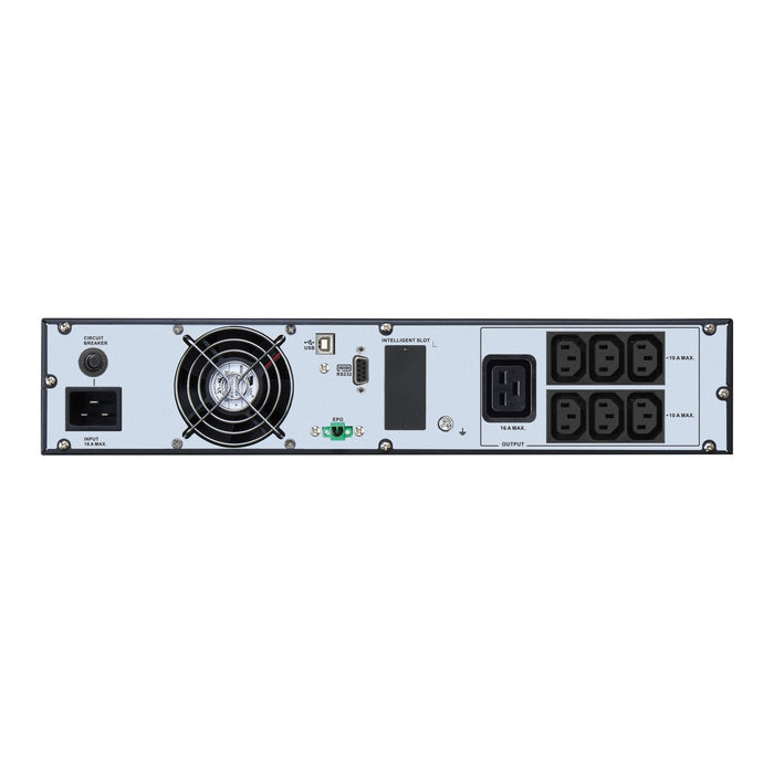 Apc Easy Ups On-Line Ups Rack Ac 230v 2700watt 3000va 1 X Battery Li-Ion Rs-232 Usb Oc 7 2u 19 Bk With Silver