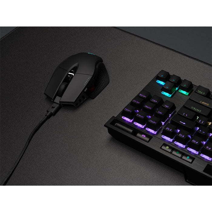 EAN 0840006657644 - Corsair M65 ratón Juego Bluetooth + USB Type-A Óptico 26000 DPI imagen 27