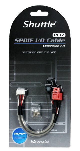 EAN 0811686005025 - Shuttle SPDIF Extension Kit - Digital Audio Upgrade cable de audio 0,15 m Gris imagen 1