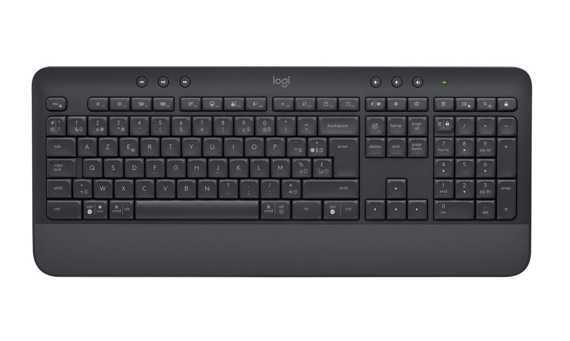 Logitech Signature K650 Teclado Inalámbrico Bluetooth 5.1 Azerty Alemán Grafito