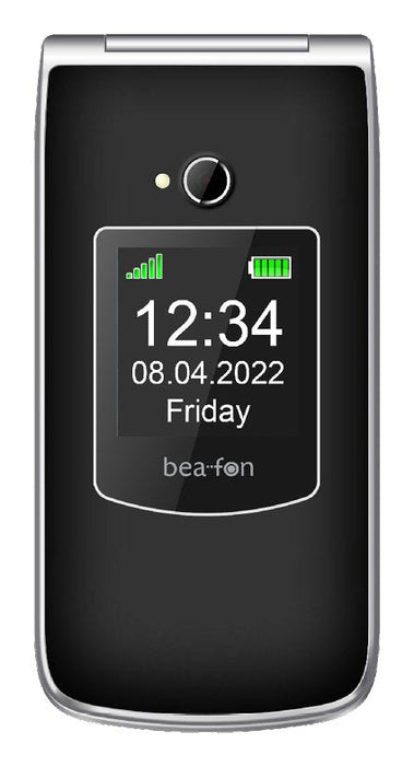 Beafon Sl605 6,1 Cm (2.4") Negro, Plata Teléfono Para Personas Mayores