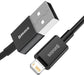 EAN 6953156205406 - Baseus CALYS-A01 cable de conector Lightning 1 m Negro imagen 3