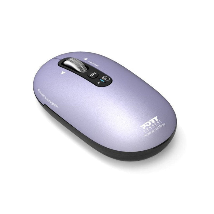 Port Connect Wireless & Bluetooth Rechargeable Pure Mac Mouse, Iris