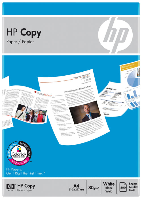 Hp Copia Papel A4 (500 Hojas), 80 G / M2