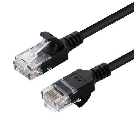 EAN 5704174044758 - Microconnect V-UTP6A02S-SLIM cable de red Negro 2 m Cat6a U/UTP (UTP) imagen 1
