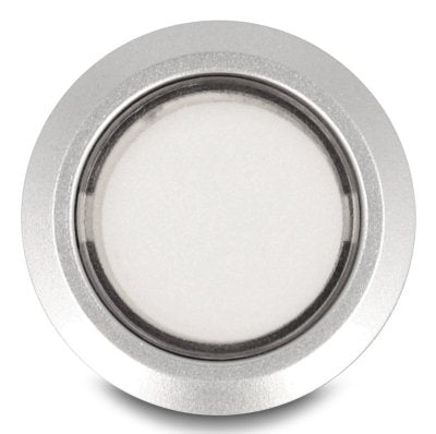 Drucktaster Zum Einbau 22 Mm 5 X Lötanschluss Taster Flach Kunststoff Led Weiss