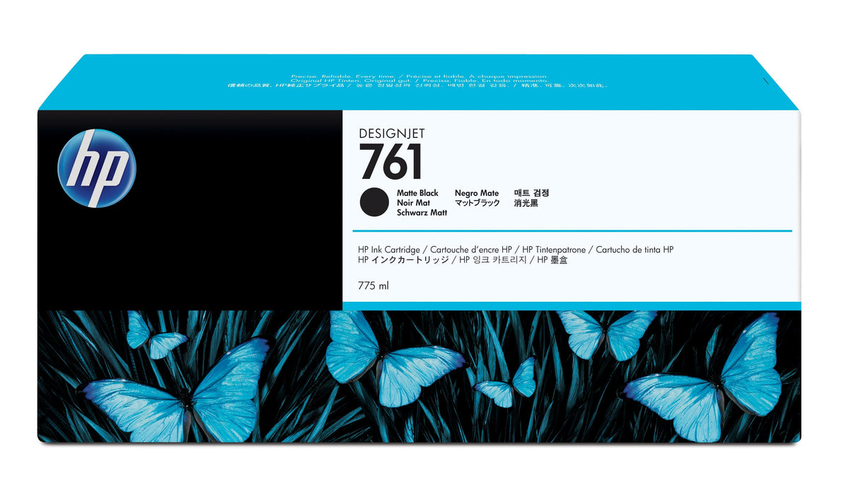 EAN 0778888686431 - HP 761 775-ml Matte Black DesignJet Ink Cartridge cabeza de impresora Inyección de tinta térmica imagen 1