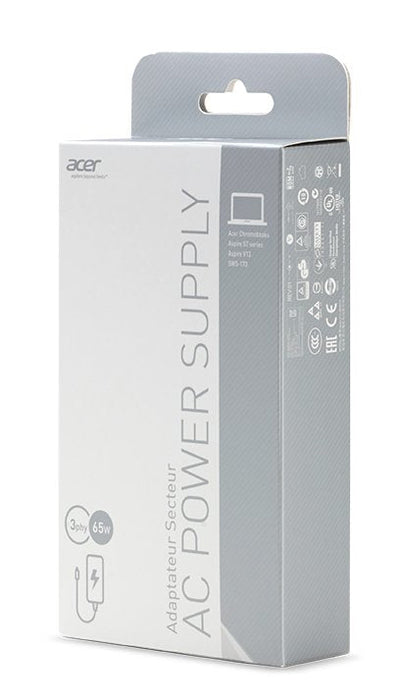 Acer Ac Adapter 65w Cargador Negro