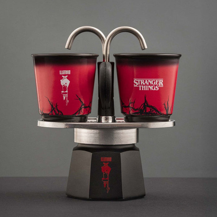 Bialetti Espressokanne Stranger Things Con 2 Espressotassen