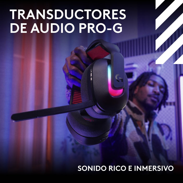 EAN 5099206133334 - Logitech G Astro A20 X Inalámbrico y alámbrico Diadema Juego USB Tipo C Negro imagen 8