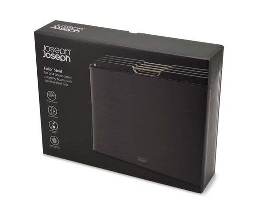 EAN 5028420001204 - Joseph Joseph Folio Steel tabla de cocina para cortar Rectangular Carbono imagen 2