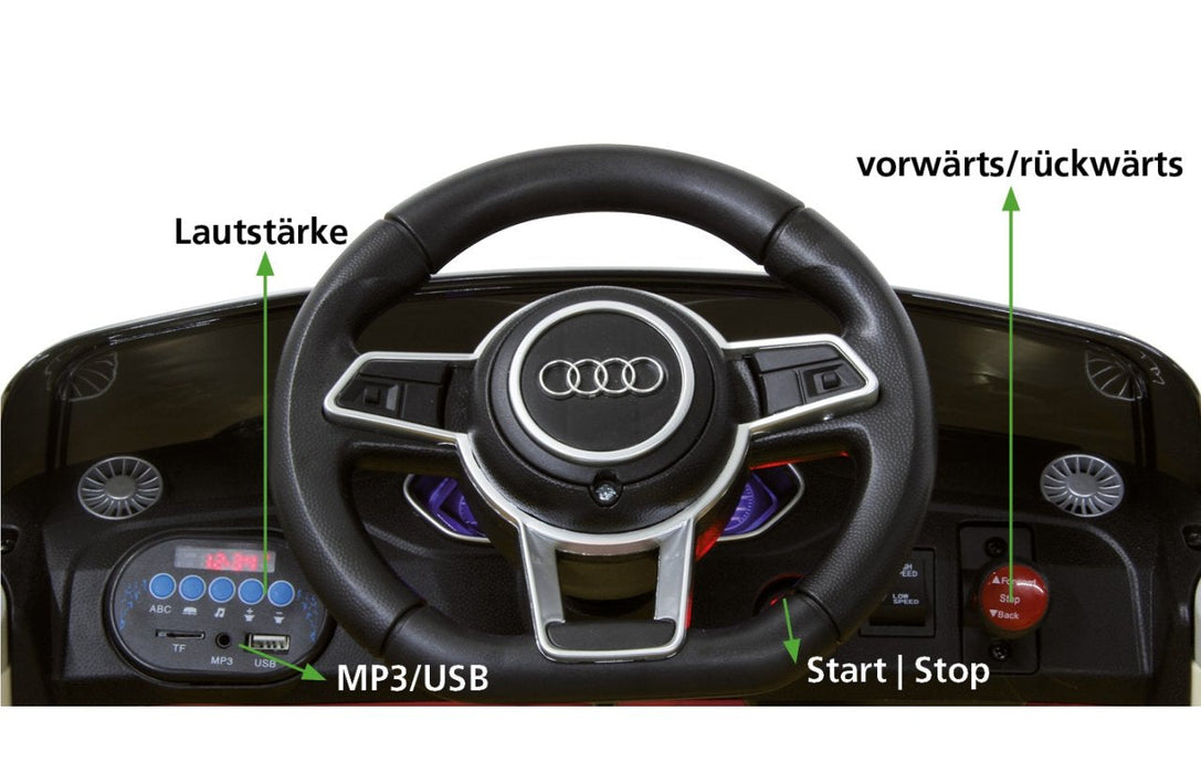 Jamara Ride-On Audi Tt Rs Rojo 12v 3+