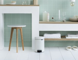 EAN 8710755112126 - Brabantia 112126 papelera 3 L Alrededor Blanco imagen 4