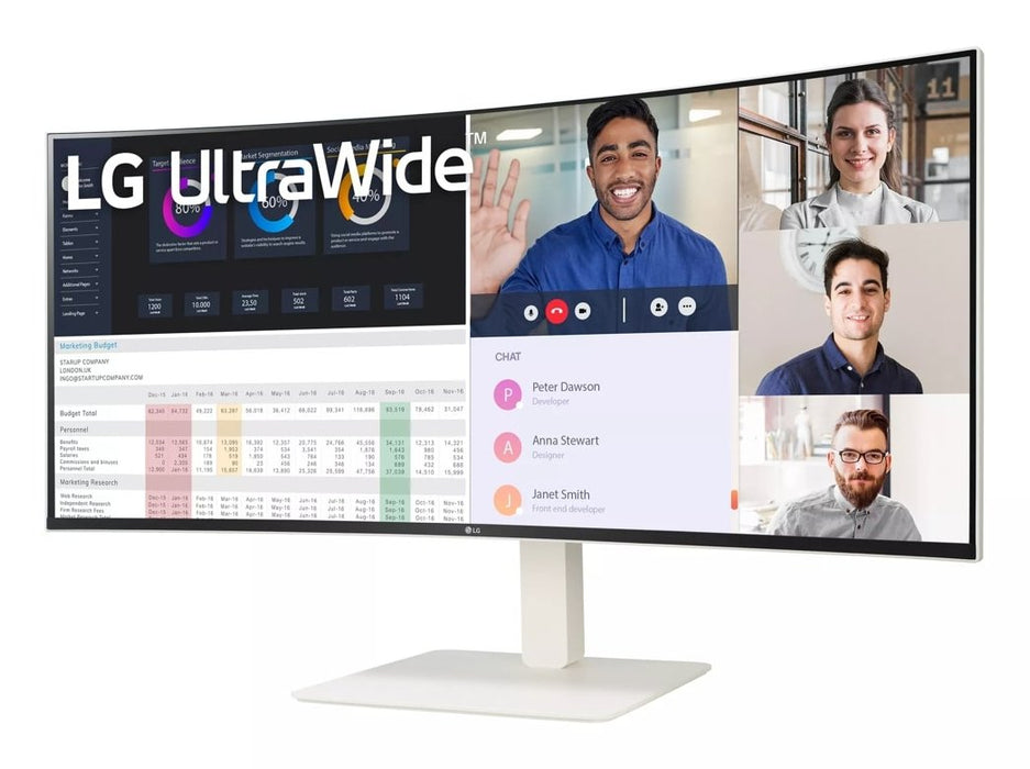 EAN 8806084903235 - LG 38WR85QC-W pantalla para PC 96,5 cm (38") 3840 x 1600 Pixeles UltraWide Quad HD LCD Blanco imagen 3