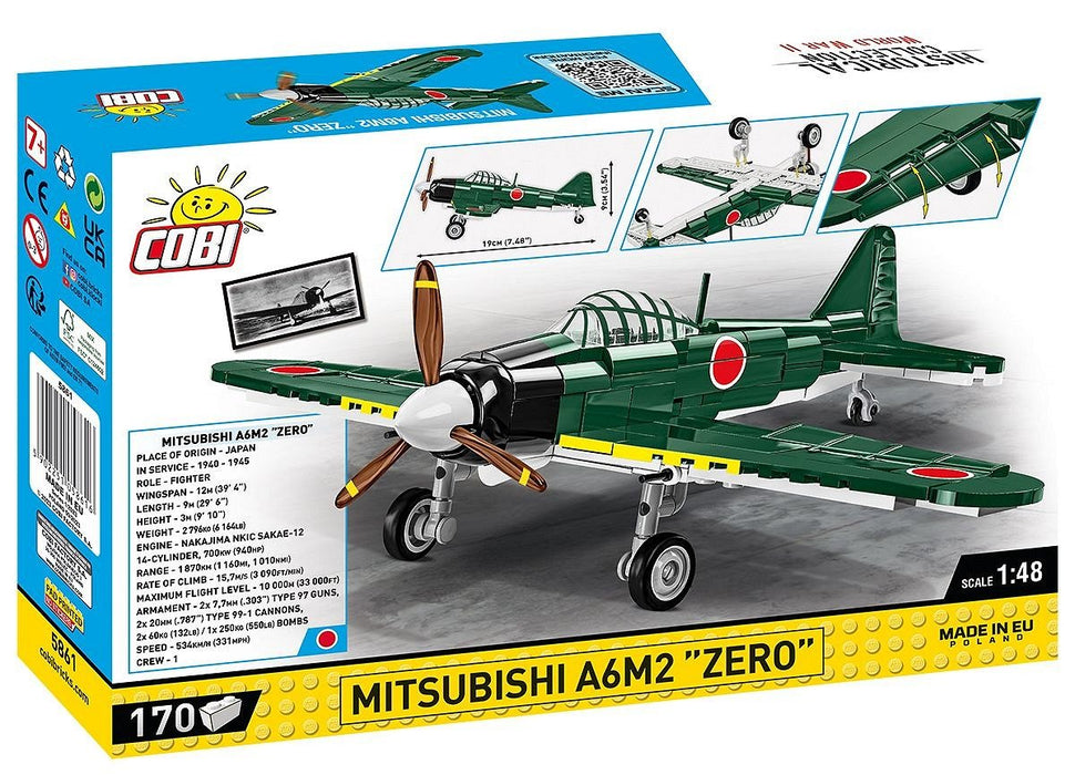 EAN 5902251058616 - COBI Mitsubishi A6M2 "Zero" imagen 8