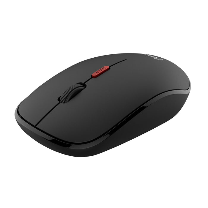 Unykach Uk39 Pack De Teclado Inalambrico Compacto + Raton Inalambrico 1600dpi, 3 Botones, Uso Ambidiestro - Negro