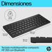 EAN 0196548515875 - HP 350 BLK Compact Multi-Device Keyboard teclado Hogar Negro imagen 5