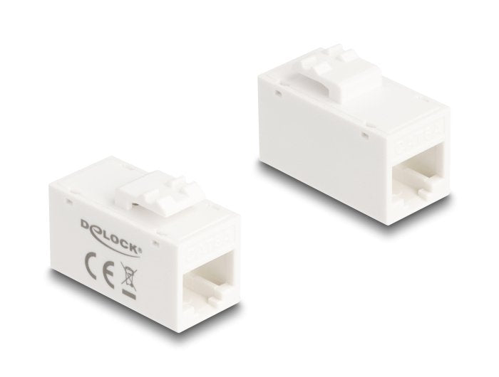 Keystone Modul Rj45 Buchse Zu Rj45 Buchse Cat.6a Utp Weiss
