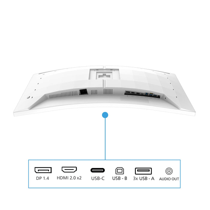 Philips Tft 34m2c5601qa 86.36cm Va 34'' 3440x1440 Dp Hdmi Usb-C Curved