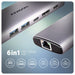 EAN 8595247908056 - Axagon HMC-6G2L base para portátil y replicador de puertos Alámbrico USB 3.2 Gen 2 (3.1 Gen 2) Type-C Alu imagen 1