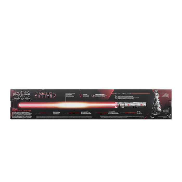 Sable De Luz Electrónico Premium Force Fx Elite Hasbro Star Wars The Black Series Maul