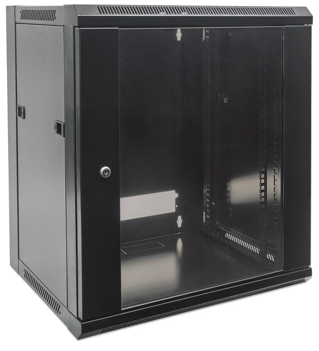 EAN 766623711777 - Intellinet 711777 armario rack 9U Bastidor de pared Negro imagen 2