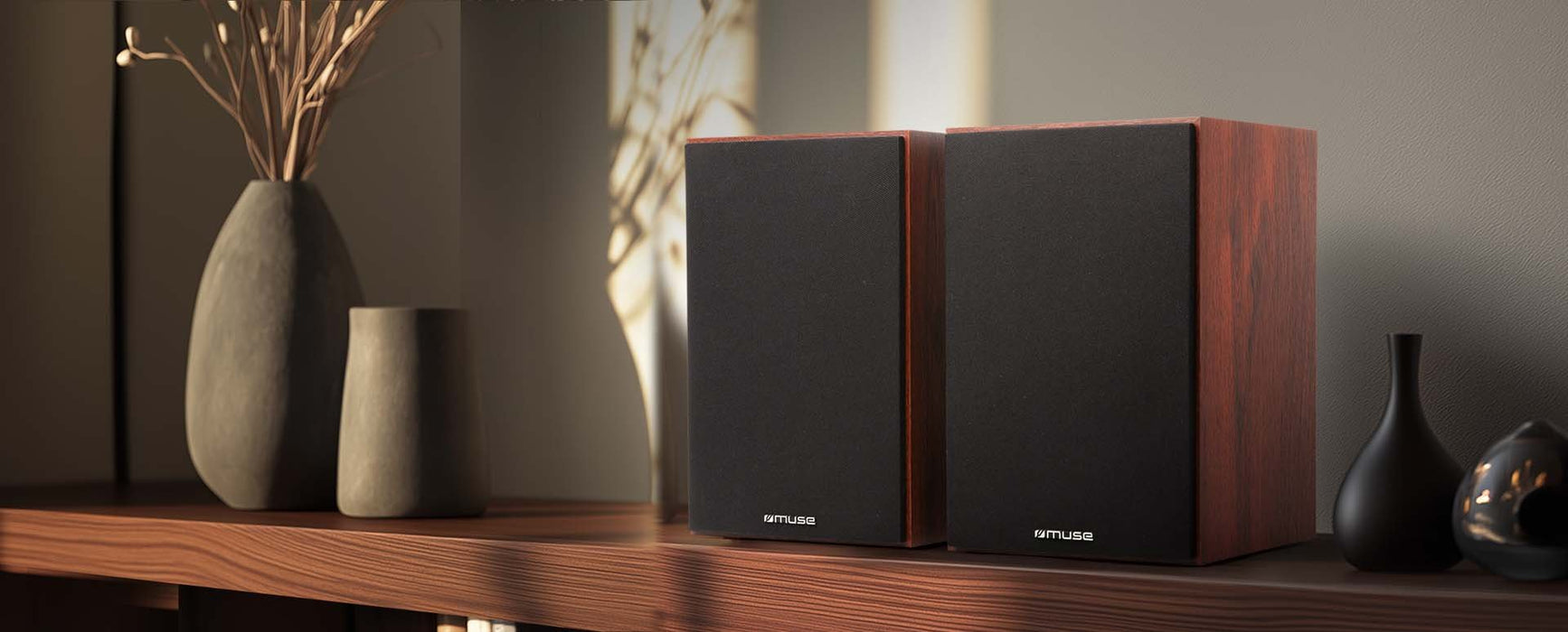 EAN 3700460209995 - Muse M-610 SH altavoz De 2 vías Negro, Madera Inalámbrico y alámbrico 120 W imagen 5
