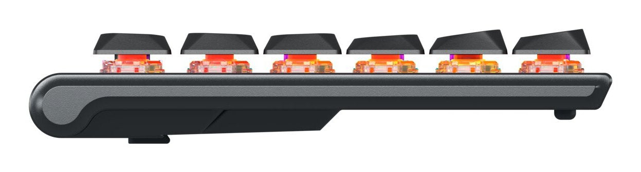 Cherry Xtrfy Mx 10.1 Wireless, Con Cable & Inalámbrico, Usb + Rf Wireless + Bluetooth, Mechanischer Switch, Azerty, Rgb-Led, Negro
