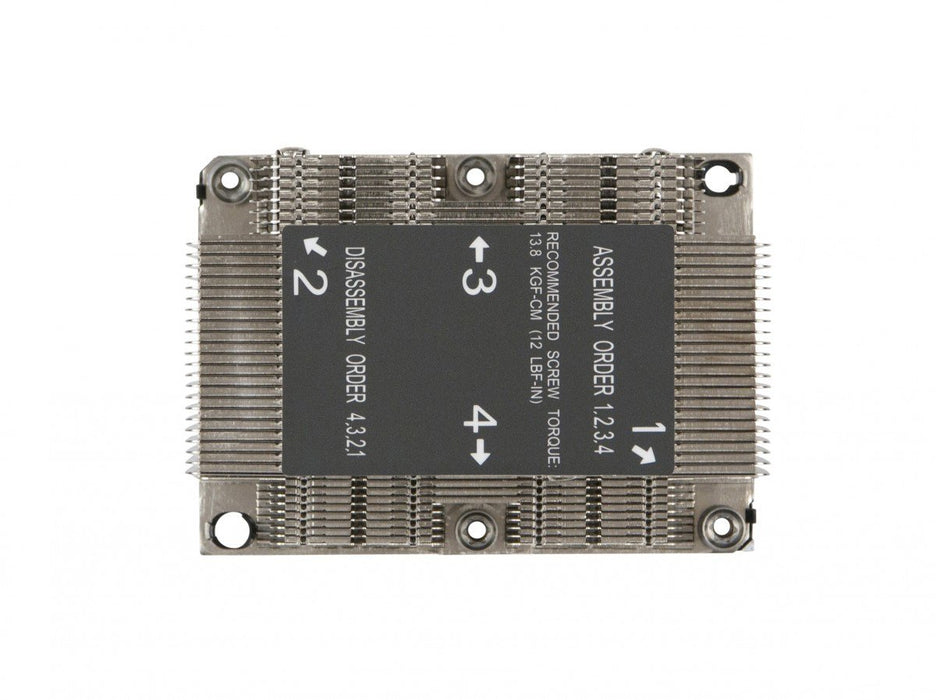 EAN 0672042262540 - Supermicro SNK-P0068PSC sistema de refrigeración para ordenador Procesador Disipador térmico/Radiador Gri imagen 3