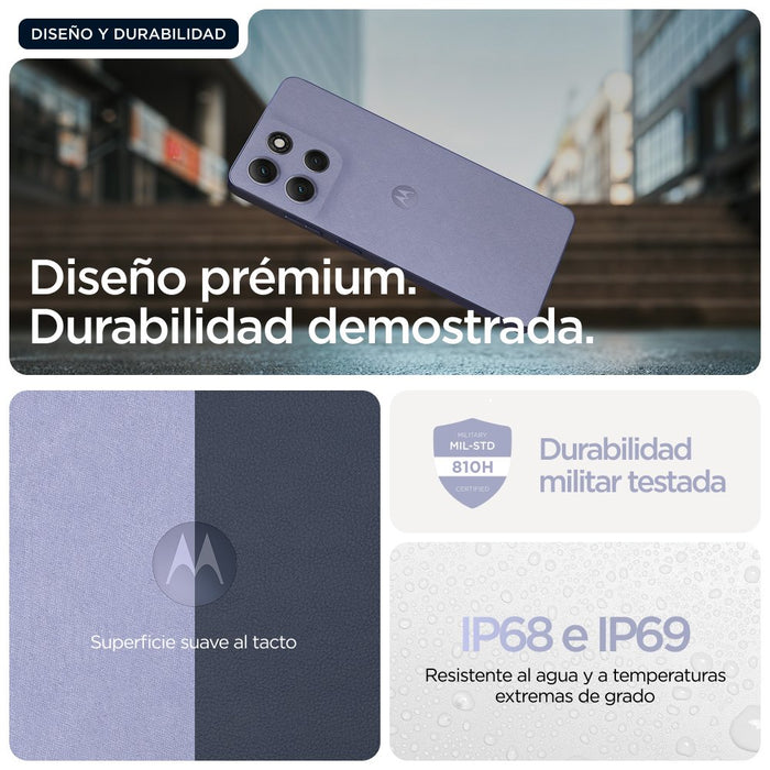 EAN 8033779080500 - Motorola moto g86 5G 16,9 cm (6.67") SIM doble Android 15 USB Tipo C 8 GB 256 GB 5200 mAh Lila imagen 6