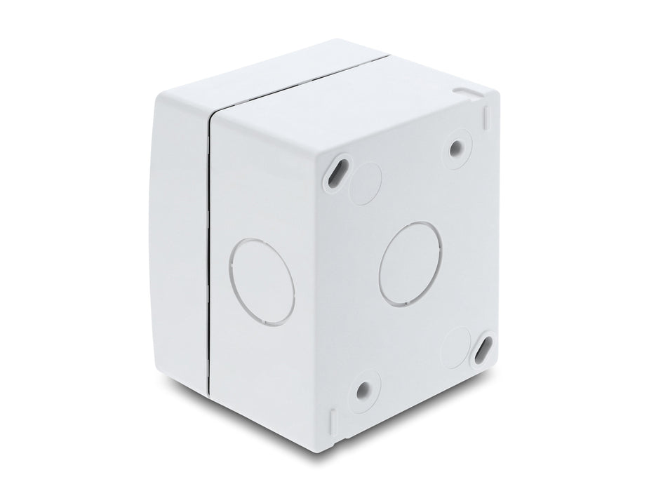Delock Easy 45 Carcasa De Superficie Ip55 Resistente Al Agua 2 Port