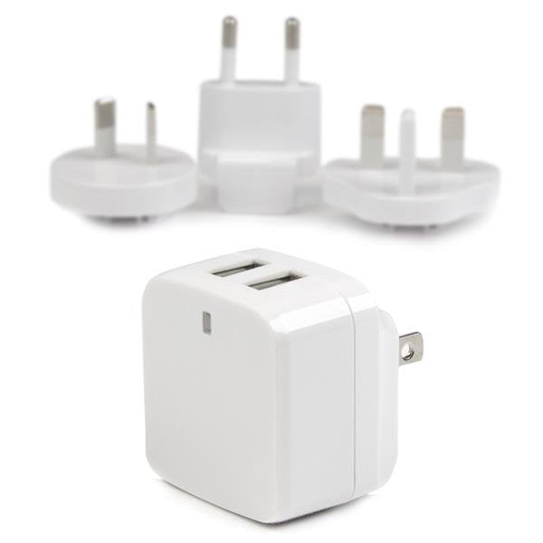 EAN 0065030860673 - StarTech.com USB2PACWH cargador de dispositivo móvil Smartphone, Tableta Corriente alterna Interior imagen 5