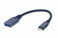 EAN 8716309121392 - Gembird A-USB3C-OTGAF-01 cable USB USB 3.2 Gen 1 (3.1 Gen 1) 0,15 m USB C USB A Gris imagen 1