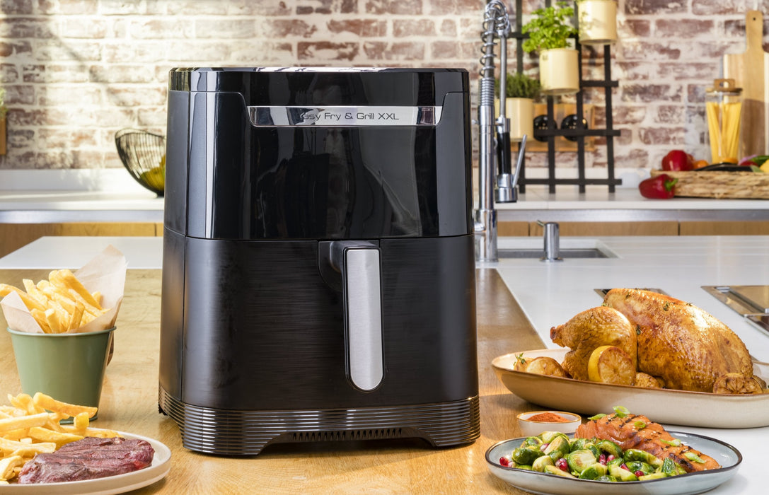 Tefal Ey8018 Easy Fry & Grill Xxl Heiáluftfritteuse Schw